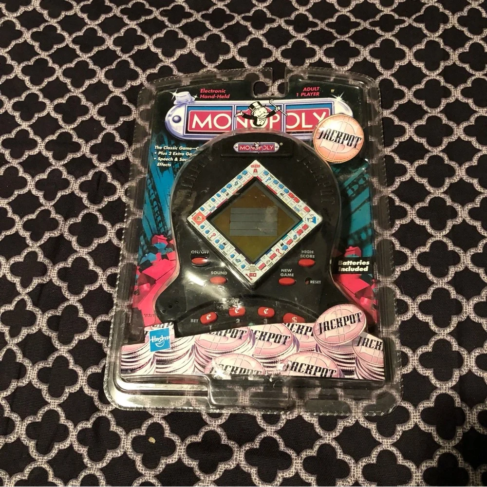1999 Vintage Hasbro Monopoly Electronic Hand Held Brand New & Sealed